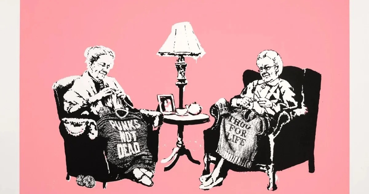 PENNY TEARS IN THE REIGN banksy バンクシー Banksy and Punk Rebellion | Andipa Editions